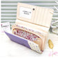 "Card Trifold Clutch Wallet – Transparent Crossbody Clutch with Adjustable Strap & Secure Closure"