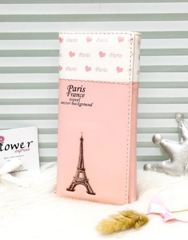 "Card Trifold Clutch Wallet – Transparent Crossbody Clutch with Adjustable Strap & Secure Closure"