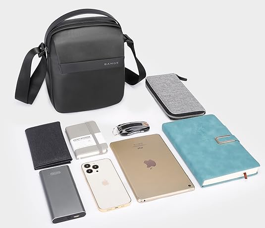 Slim 15″ Laptop Daypack – Lightweight Travel Backpack with Cable Straps