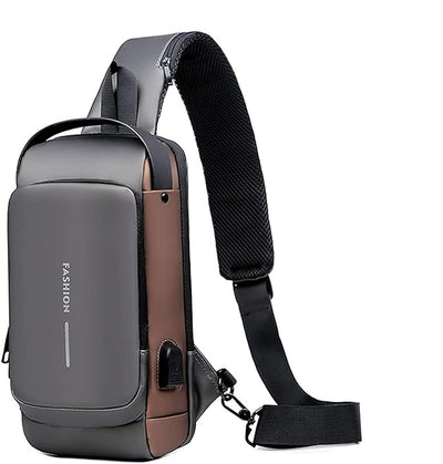 Urban Sling Bag – Anti‑Theft Compact Crossbody with USB Port