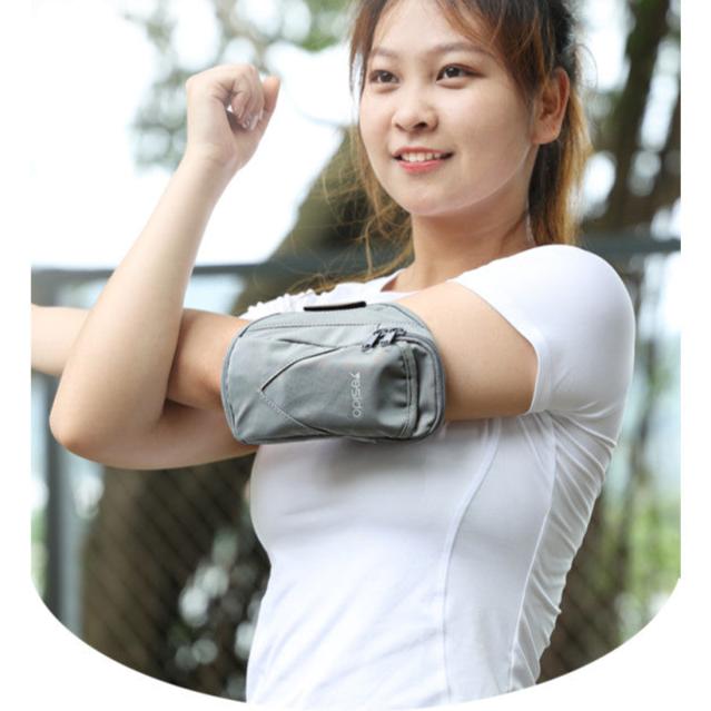 Yesido WB12 Waterproof Sports Arm Bag – Reflective, High‑Elastic Nylon Lycra TPU Armband for Running & Outdoor Workouts